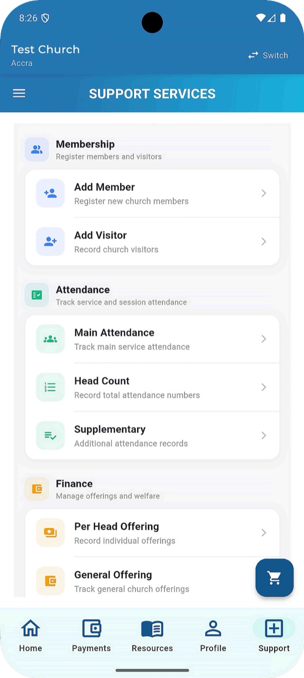 DaChurchMan app tools for church workers